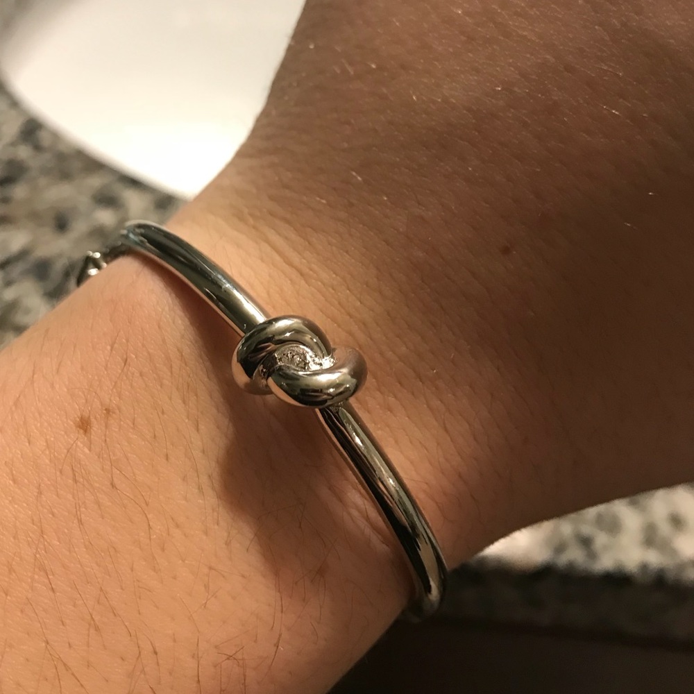 Kate Spade silver knot bracelet